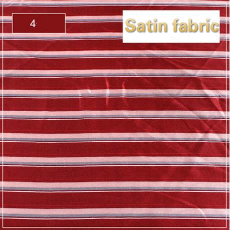 150cm satin stof tryk retro britisk stil stribet satin stof tøj taske foring stof tørklæder tørklæde gør-det-selv klud: 4