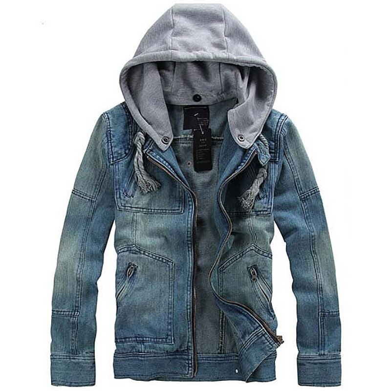 Chaqueta vaquera para Hombre, ropa de calle, Chaqueta, Chaqueta, chaleco, pantalones vaqueros para Hombre, prendas de vestir, informal de vaquero