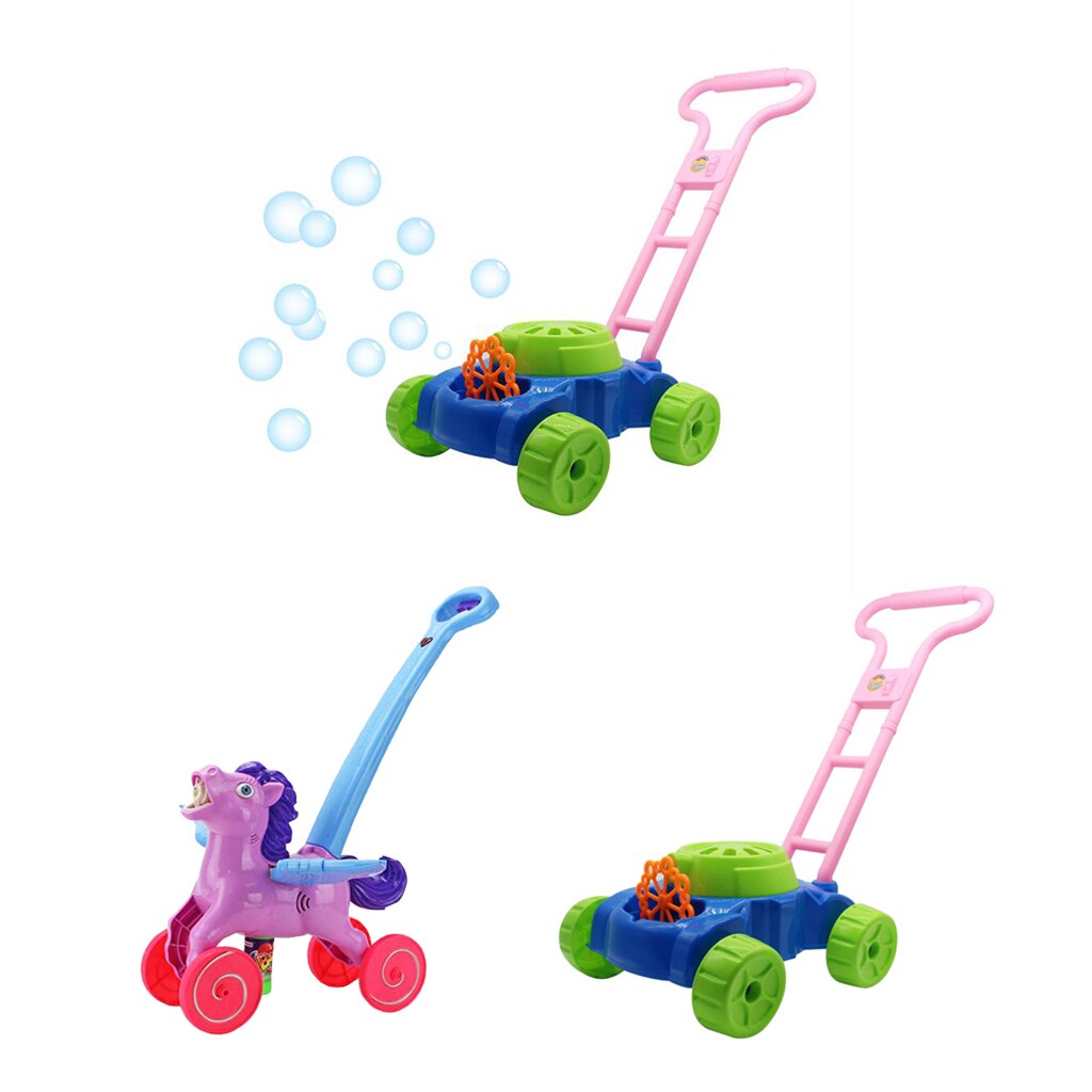 Blase Gebläse Maschine Rasen Spiele Outdoor Push Spielzeug für Baby Kinder Kleinkinder