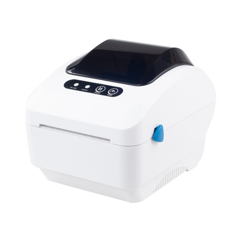 POS Thermal Label Printer Barcode QR Code Sticker Receipt Bill Print Support 20-80mm Width Paper