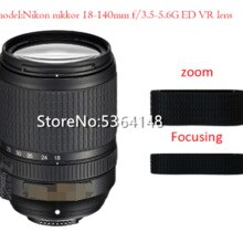 Lens Zoom En Handmatige Focus Rubber Ring/Rubber Grip Reparatie Vervangsmiddel Voor Nikon Nikkor 18-140Mm F/3.5-5.6G Ed Vr Lens