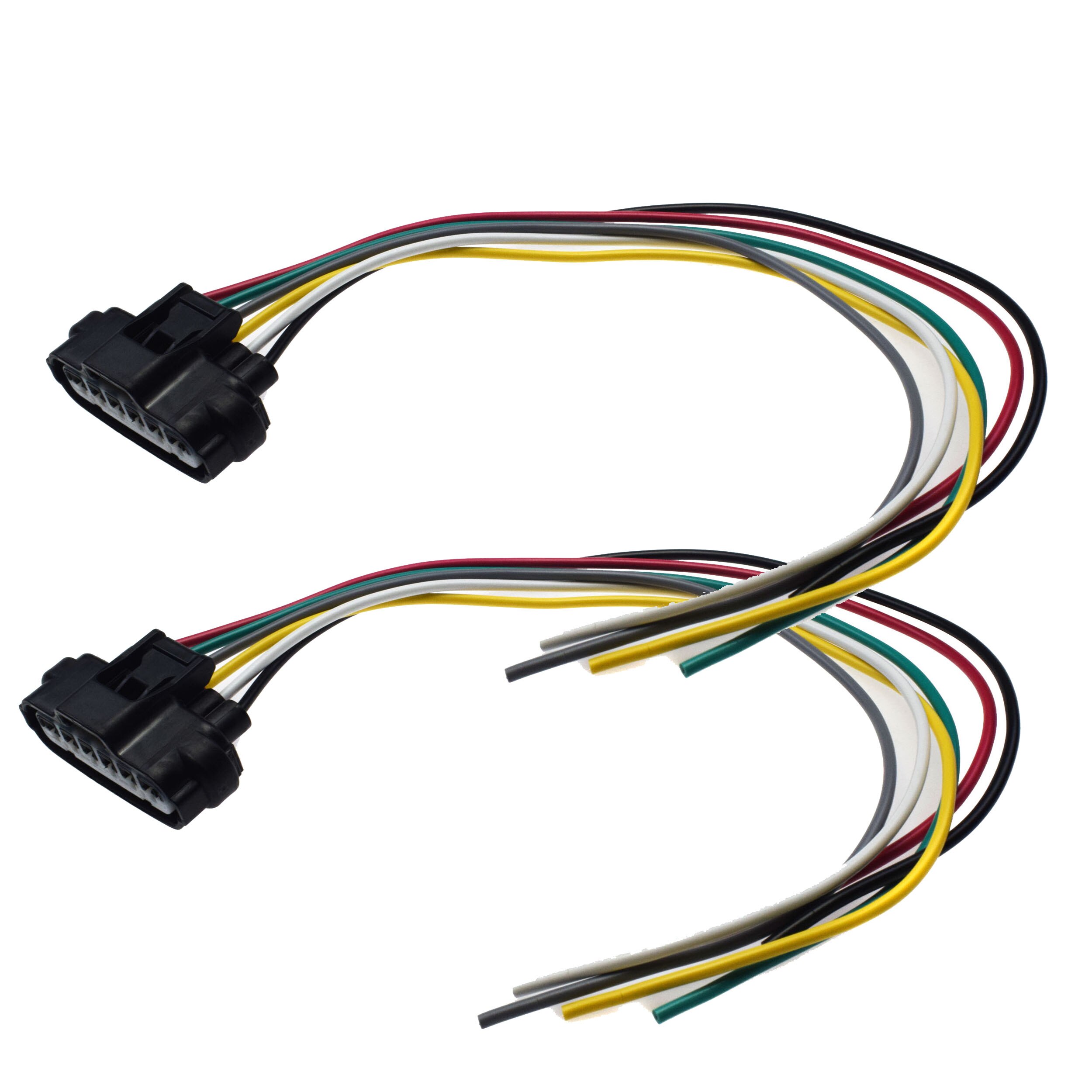 Voor Toyota Lexus Scion Mitsubishi Honda Acura Afm Tps Throttle Body Sensor Bedrading Connector Plug Harness Pigtail 6 Manier Draden: 2 pieces
