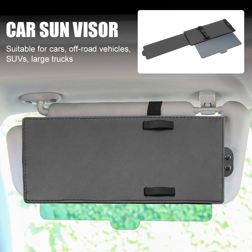 Car Sun Visor Anti-Glare Car Visor Extender Polarized Lens Sun Block Front Side Windshield Sunshade Clear Vision Safe Driving
