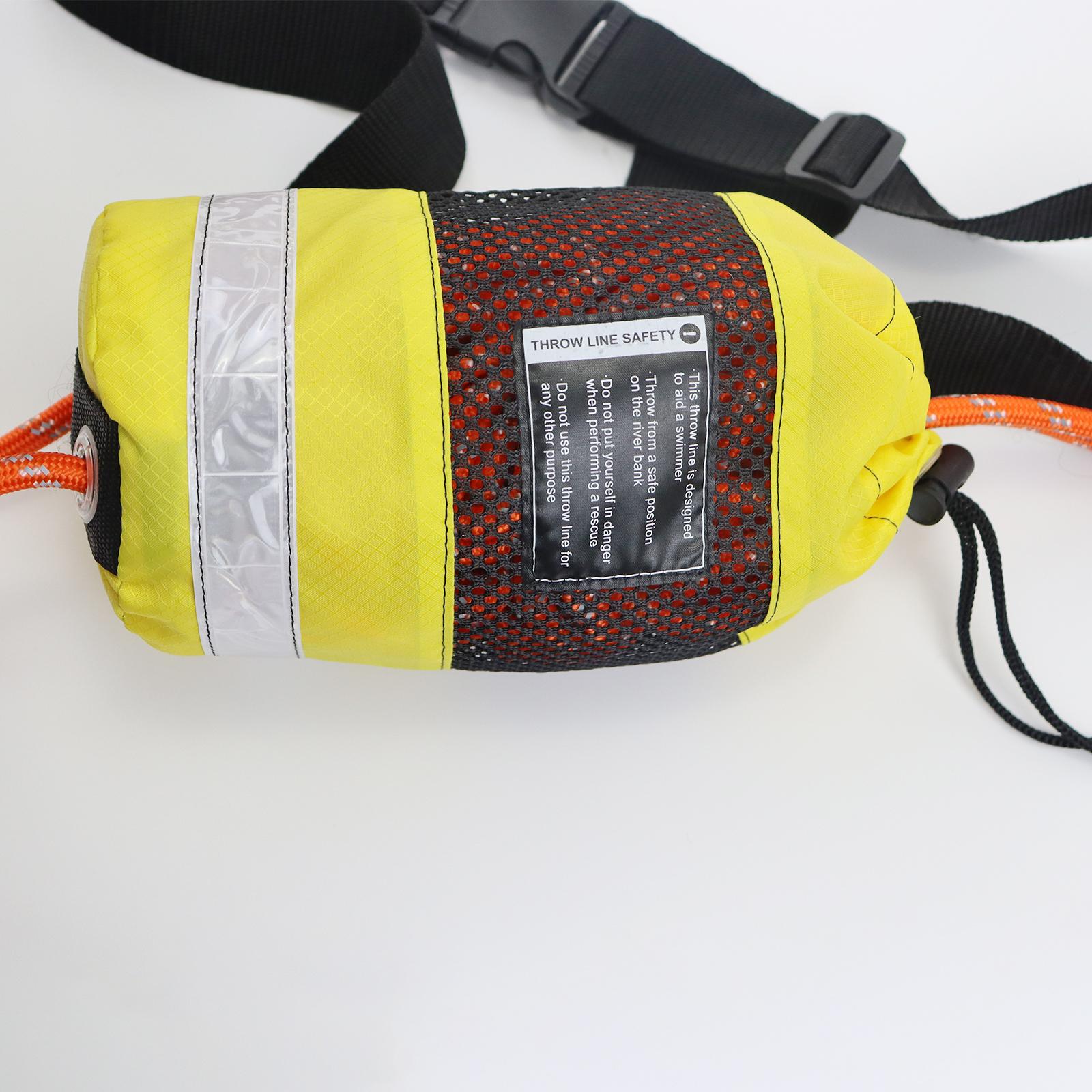 Bolsa de lanzamiento, dispositivo de flotación lanzable de alta visibilidad con cuerda flotante 16M