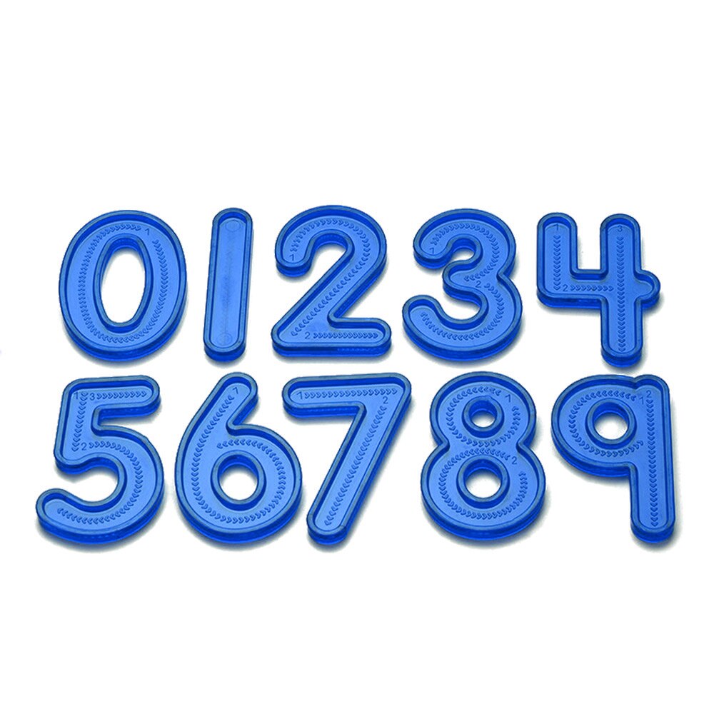 Giocattoli matematici Montessori per 3 anni numero di tavolo leggero conteggio matematica materiale giocattoli educativi in età prescolare per bambini H2365H: Blue Numbers