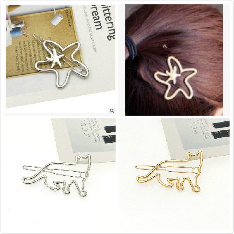 1 stuk haarspelden kind meisje klik haarspeldjes haarspeldjes kleur metalen haarspeldjes baby kinderen vrouwen styling accessoires