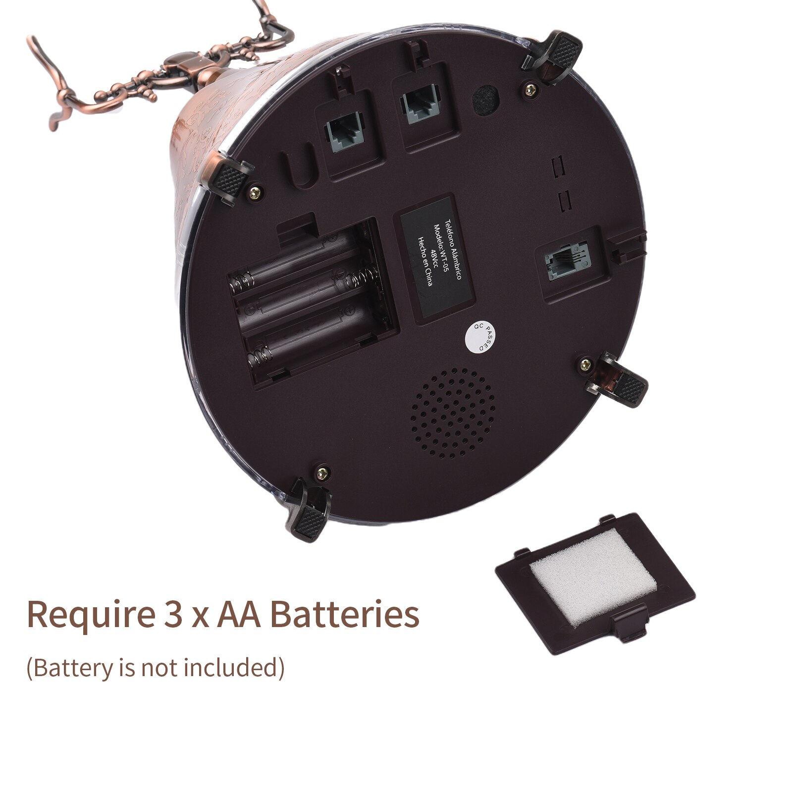 Vaste Telefoon Vintage Retro Stijl Telefoon Bureau Vaste Telefoon Ondersteuning Handsfree/Herhalen/Flash/Speed Dial/Ring Volumeregeling