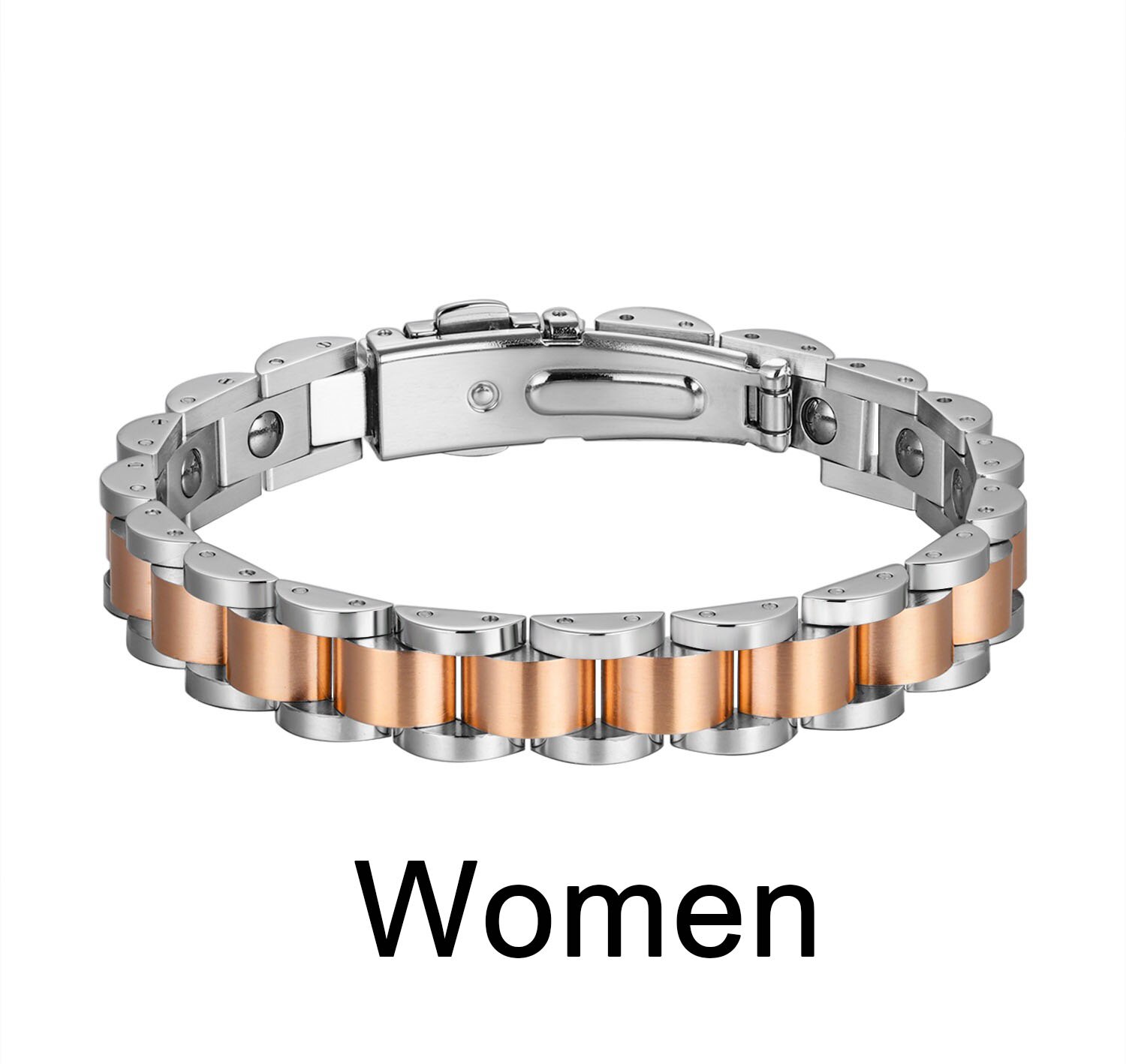 HOT Health Care donna uomo bracciali cinturino fibbia terapia magnetica bracciale coppia ornamento regalo di compleanno anti-radiazioni: 3