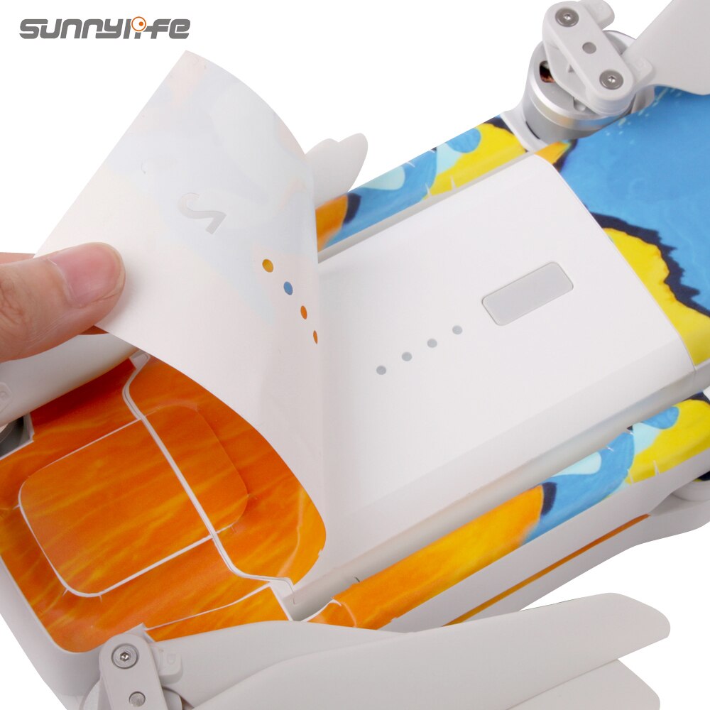 Sunnylife PVC autocollants peau de protection pour Xiaomi FIMI X8 SE Drone décalcomanies Fimi X8 envelopper imperméable résistant aux rayures