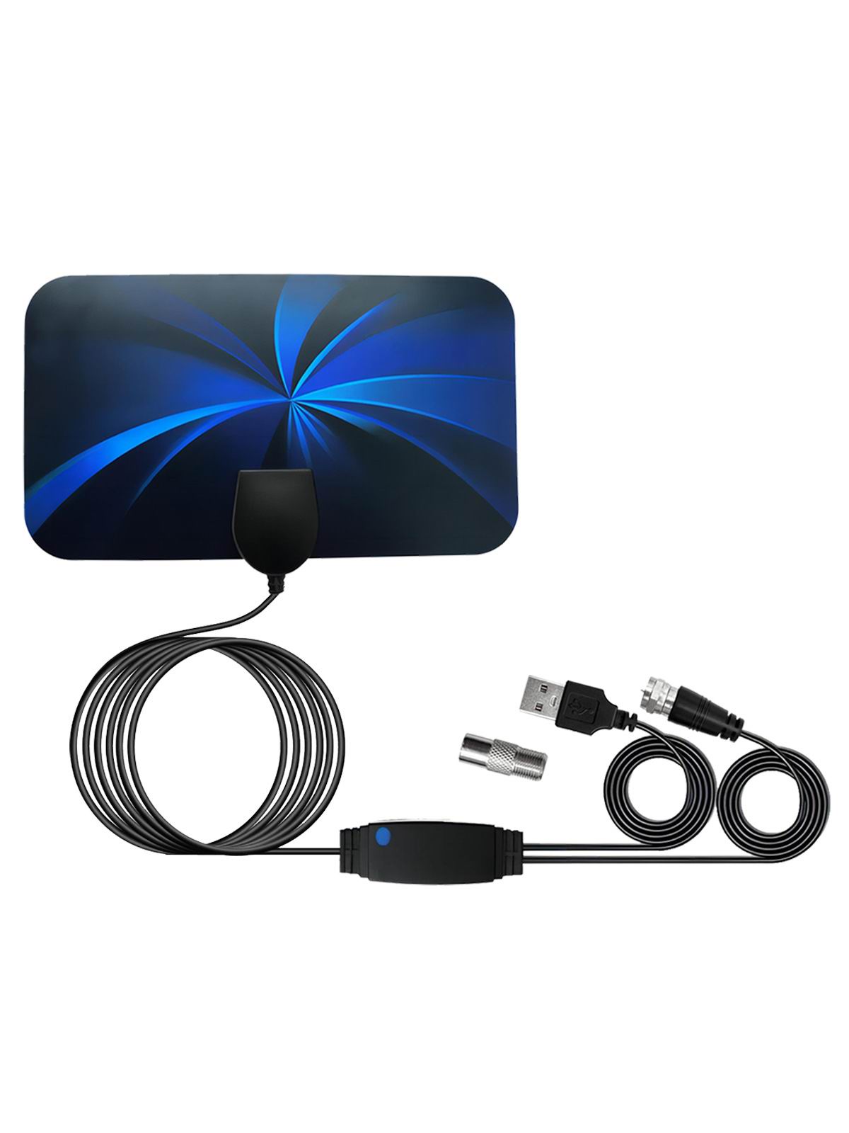 Indoor and Outdoor Digital Tv Antenna Colorful Film Ground Wave Antenna Hdtv Antenna Hdtv-T2 Supports Hd