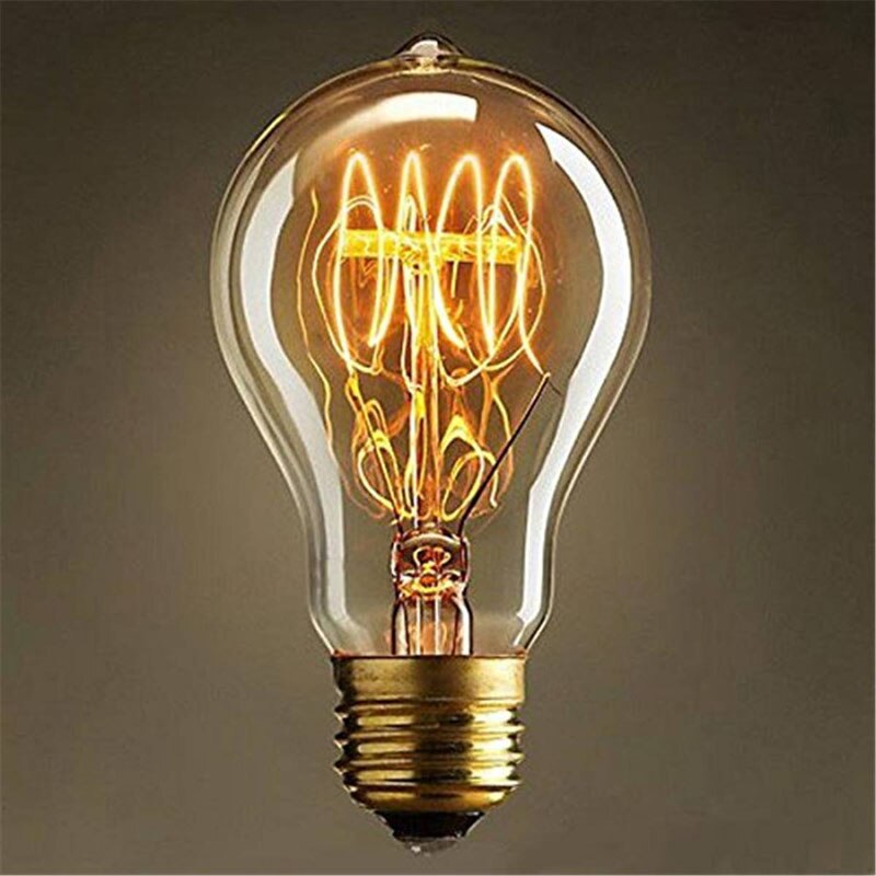 A19 Gloeilampen Vintage Edison Gloeilampen E27 Antieke Licht Helder Glas 40W 110V/220V Lamp home Decoratie @ Ls