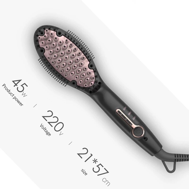 Xiaomi Pritech spazzola per raddrizzare i capelli lisci con regolazione della temperatura portatile ZF1 bigodino donna ferro raddrizzamento piatto