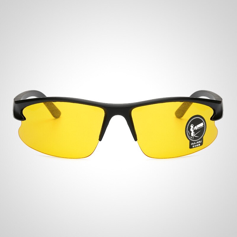 Udendørs sport gul linse nattesynsbriller kørsel hd briller lunette nuit vision gafas sol hombre