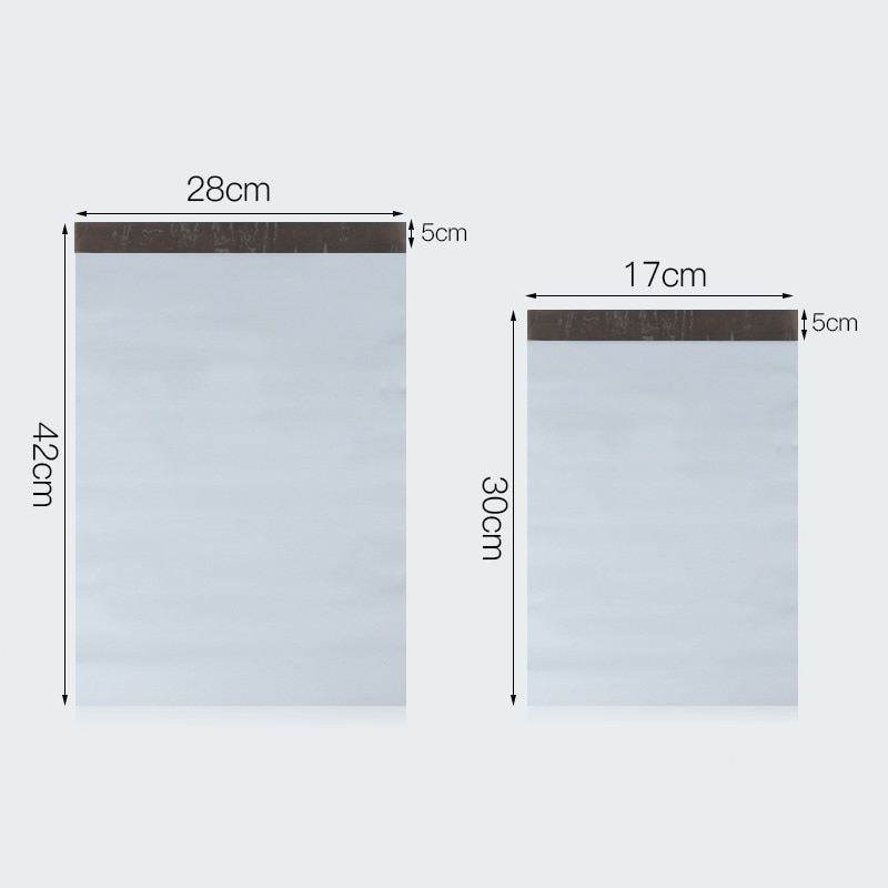 50pcs Plastic Envelope Bag Self-seal Adhesive Courier Storage Bags Plastic Poly Envelope Mailer Postal Mailing Bags