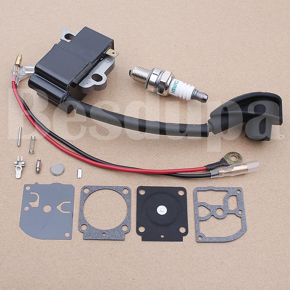 Kit Réparation Filtre à Air Et Carburateur Pour Taille-haie Stihl HS81/HS86 - Inclut Bougie Et Tuyau
