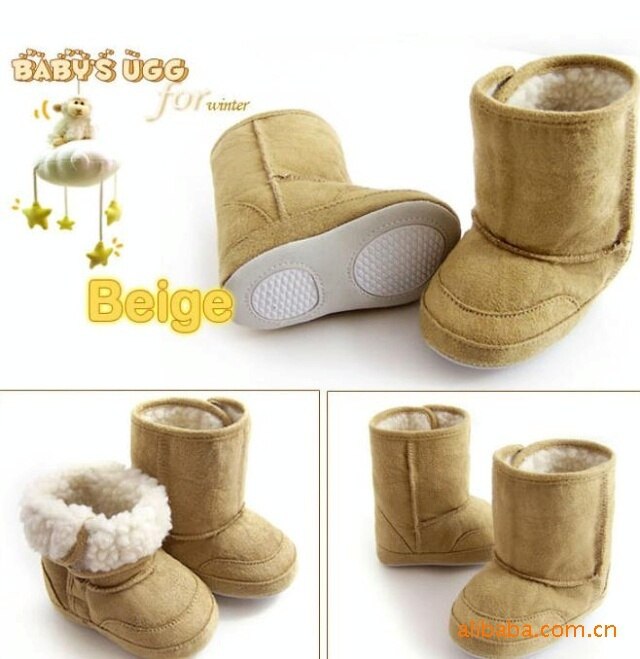 3 Kleuren Warm En Leuk Voor Winter Sneeuw Schoenen/Anti-Slip Baby Boots/Peuter & Baby 'S schoenen/Schoenen/Eerste Walker/Baby Pre-Wandelaars: Coffee / 0-6 months