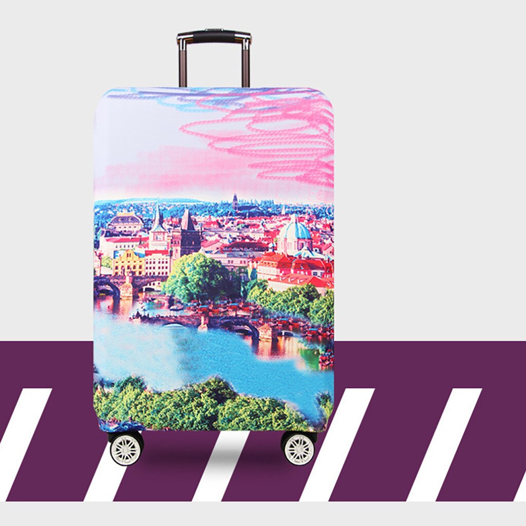 Reisetasche suitcaseThicker Reise Gepäck Schutzhülle Stamm fallen gelten für 18 ''-32'' Koffer чемодан на колесах