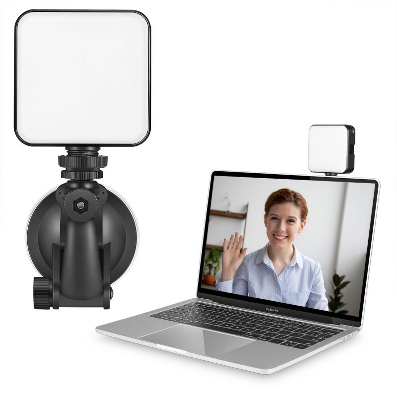 1Pc Dimbare En Bi-Kleur Temperatuur Video Conferentie Fill Verlichting Verstelbare Mini Led Licht Invullen Voor Telefoon laptop Live