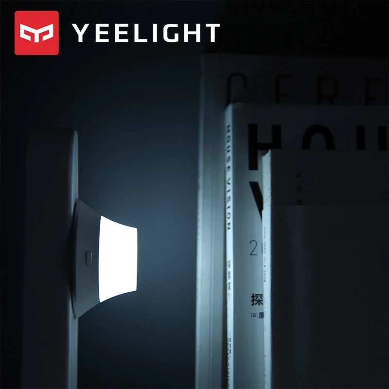 Yeelight led natlys med trådløs oplader magnetisk attraktion hurtig opladning til huawei samsung iphones