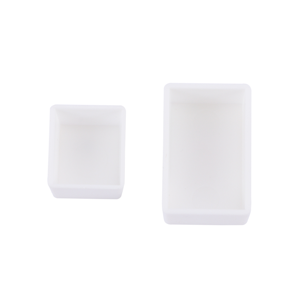 Empty Full/Half Pan White Plastic Paint Watercolor Grid Half Pans Artists Palette Paints Box Art Supplies