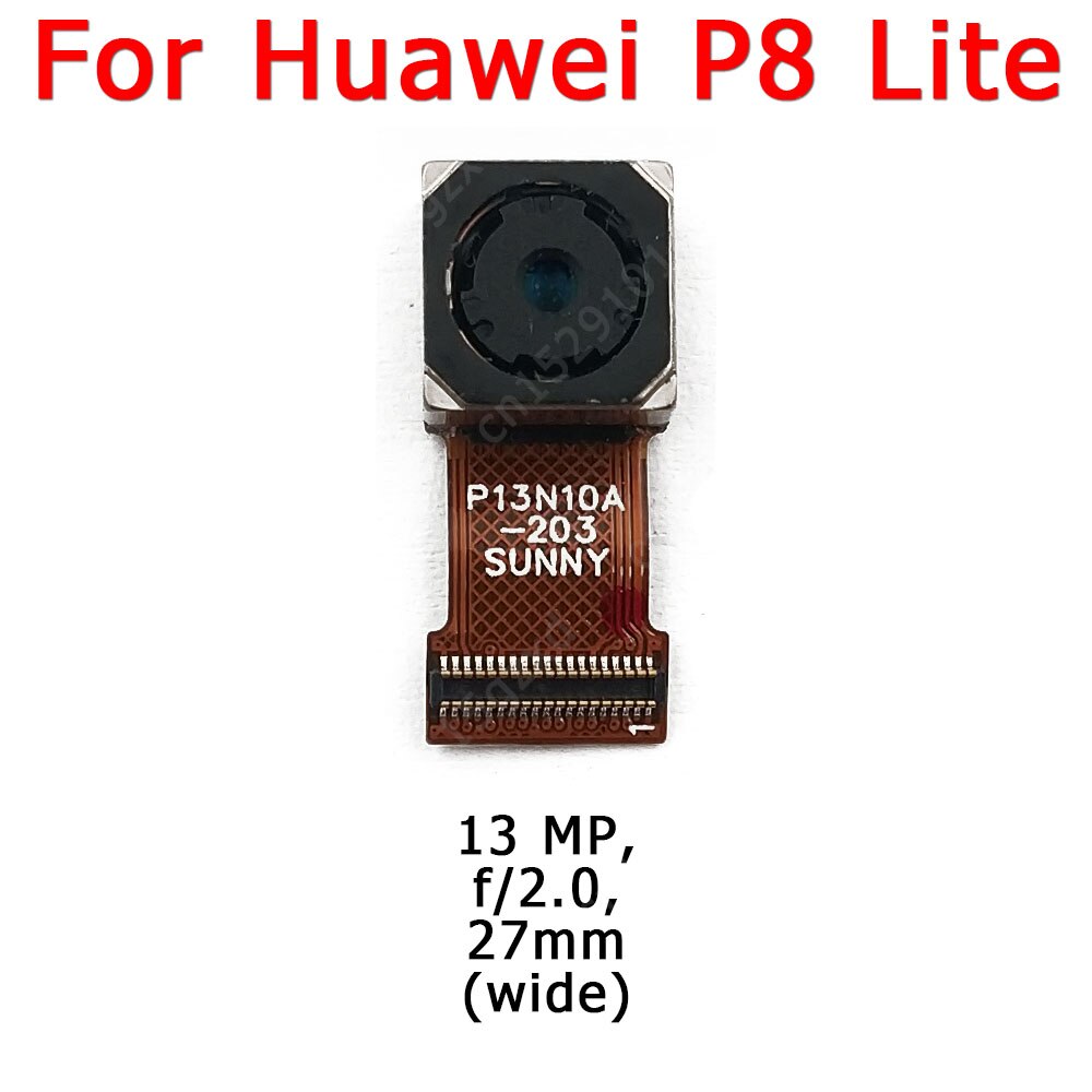 Original Front and Rear Back Camera For Huawei P8 Max P8Max Main Facing Camera Module Flex Replacement Spare Parts: P8 Lite Back