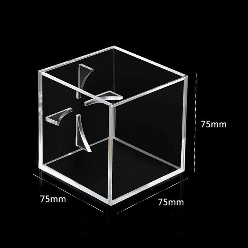 Acrylic 8 Inch Baseball Box Display Golf Tennis Ball Transparent Case For Souvenir Storage Box Holder Uv Protection Dustproof