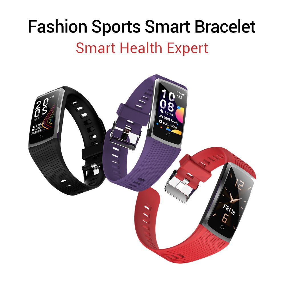 Braccialetto intelligente R12 sport watch band 5 Inseguitore di Fitness Frequenza Cardiaca Pressione Sanguigna Impermeabile Wristband Per HuaWei Honor IOS Phone