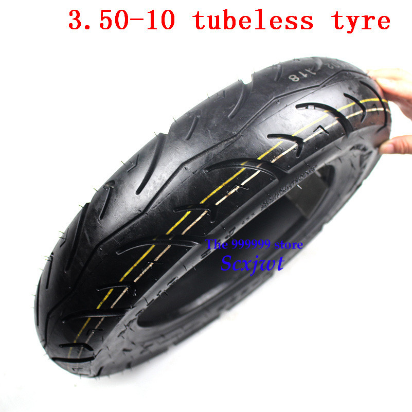 3.50-10 Motorcycle Tubeless Tire for Moped Scooter 50cc 80cc 150cc 350-10 vacuum tire 3.50-10