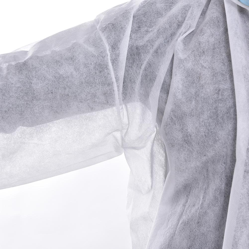 3Pcs Disposable Protective Suit Protective Clothing One-piece Full-body Isolating Clothing Safety Protective Hooded Suit