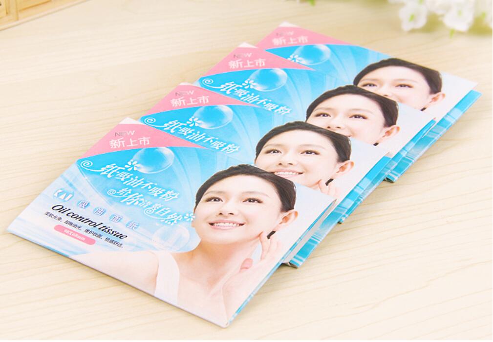 2x (40 Stks/pak) olie Controle Gezicht Absorberend Papier Gezicht Olie Controle Reiniging Doekjes Absorberende Vel Vette Tissue Gezichtsverzorging Papier