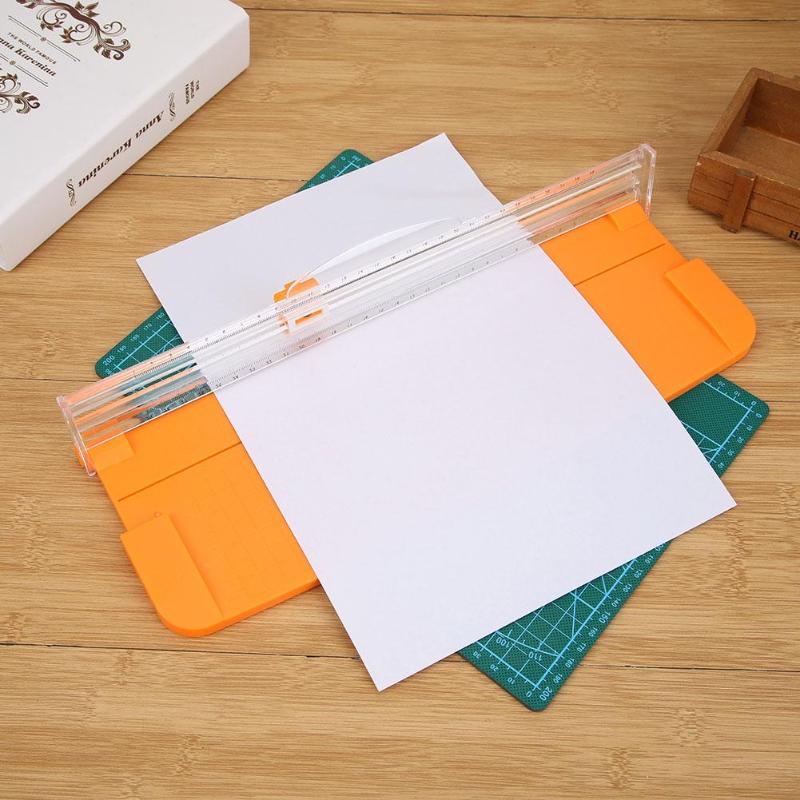 A4 Precision Paper Photo Trimmer Cutter Scrapbook Trimmer Lightweight Office Plastic Labels Photo Cutting Mat Machine