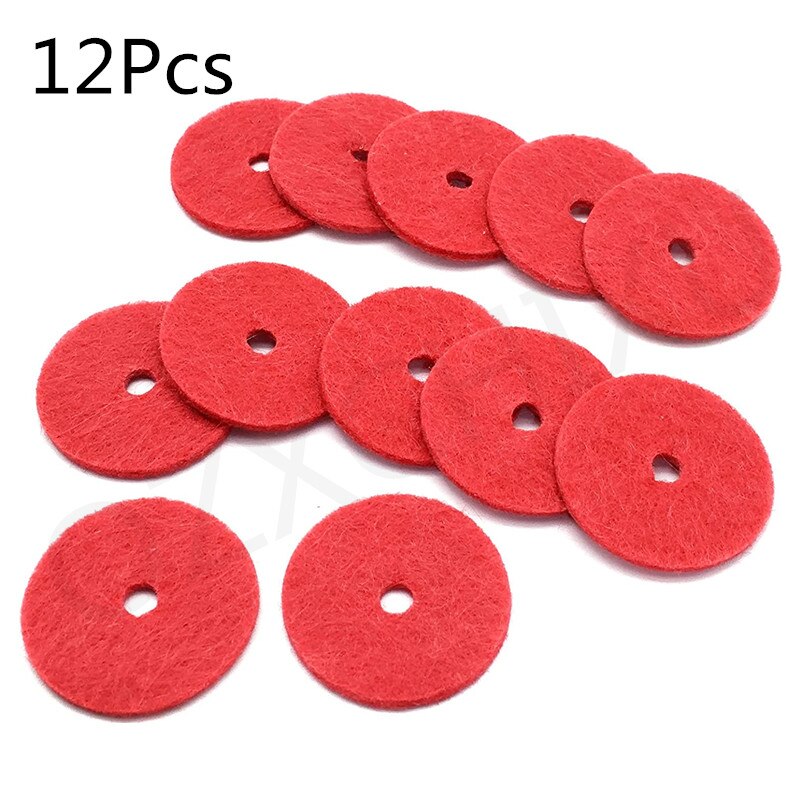 12 Pieces Sewing Machine Parts Spool Pin Red Felt Pads Crafts for Singer Sewing Machine 5BB6054