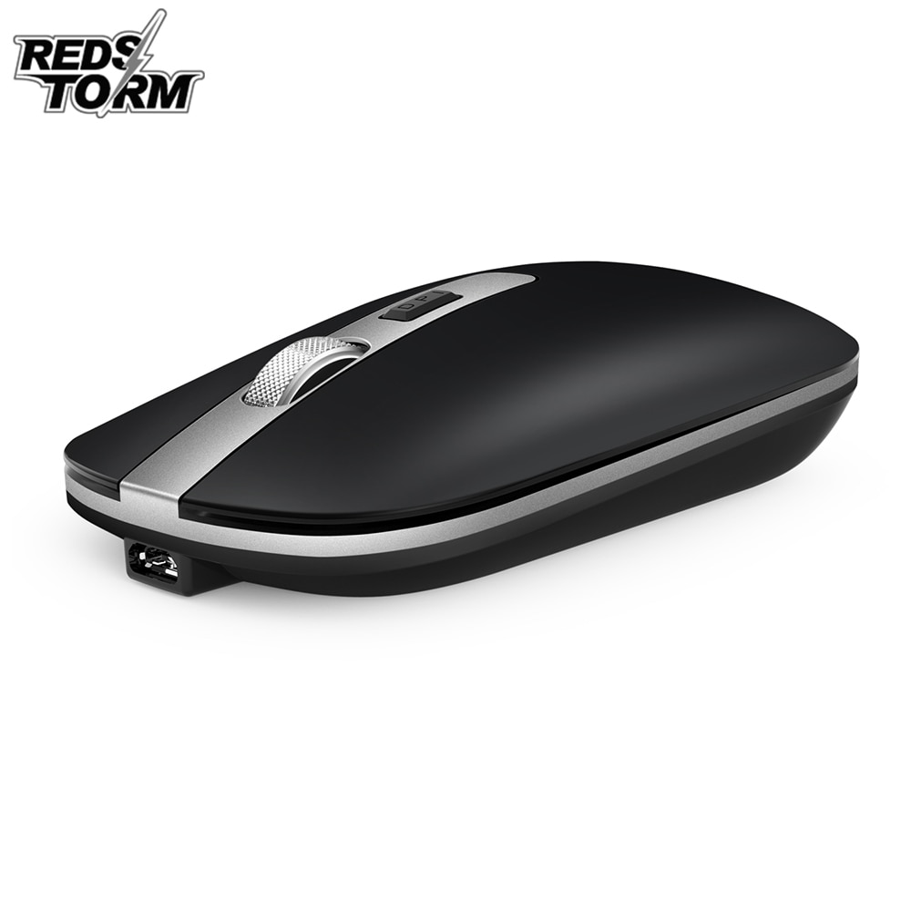 Redstore M106 Muis Bluetooth 2.4G Draadloze Muis Dual Mode Stille Muis Optische Ergonomische Muizen Voor Pc Computer