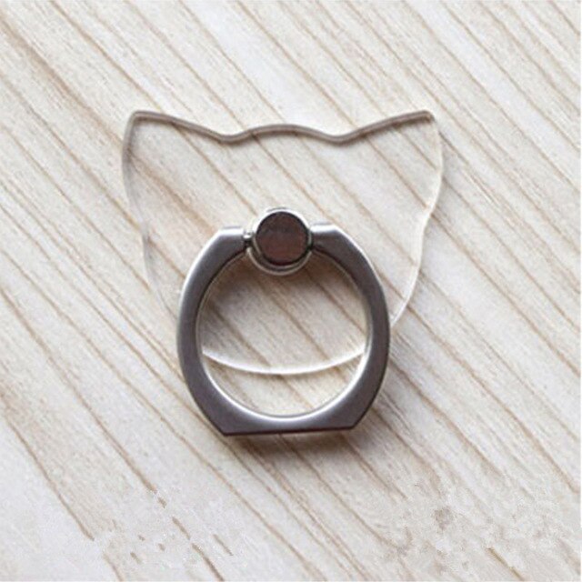 Fingerring mobiltelefon smartphone stander holder til iphone x huawei samsung cell smart rund telefon ring holder bil mount stander: A23- kat