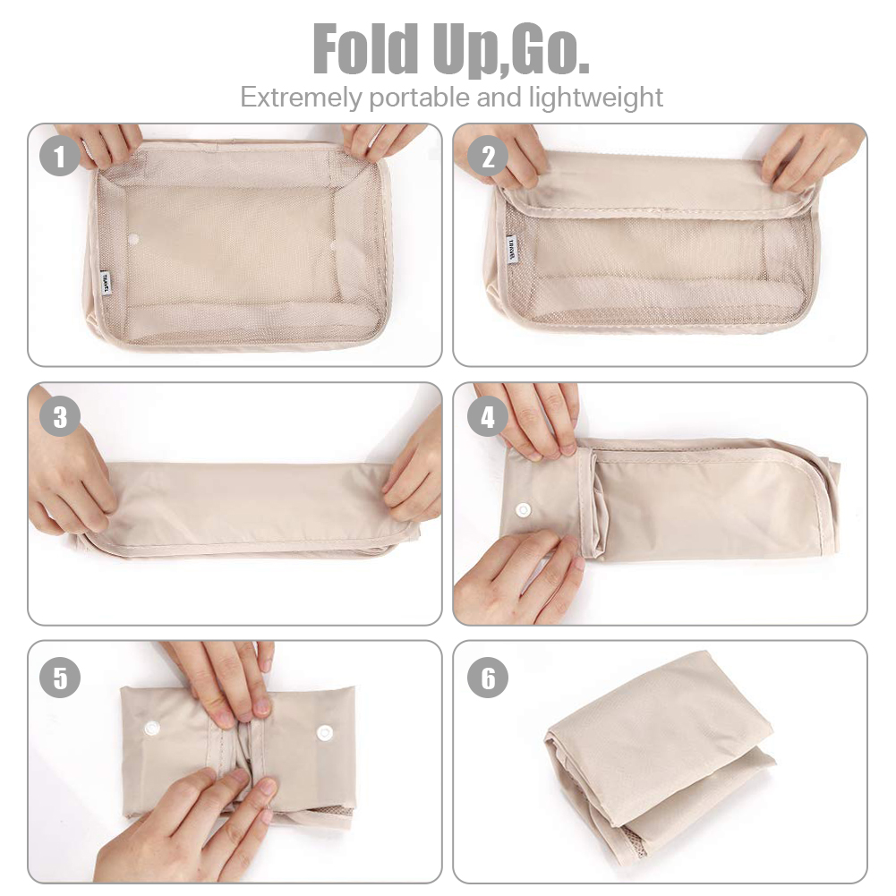 8/7/6 Stuks Set Reisorganisator Opbergzakken Koffer Verpakking Cubes Set Koffers Draagbare Opvouwbare Bagage Kleding Schoen netjes Pouch