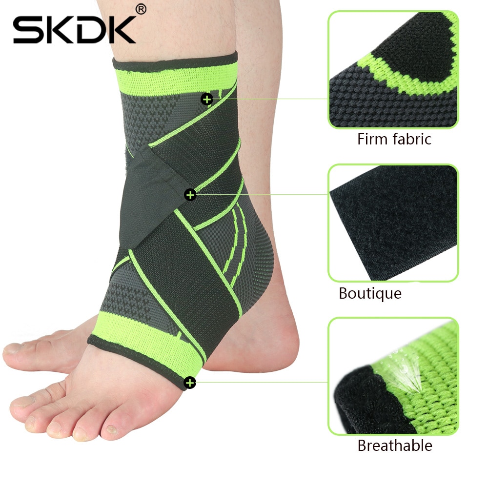Skdk 4pc/ set compressie kniebrace sport hardlopen basketbal fitness fietsen tennis knie enkel elleboog pols ondersteuning set