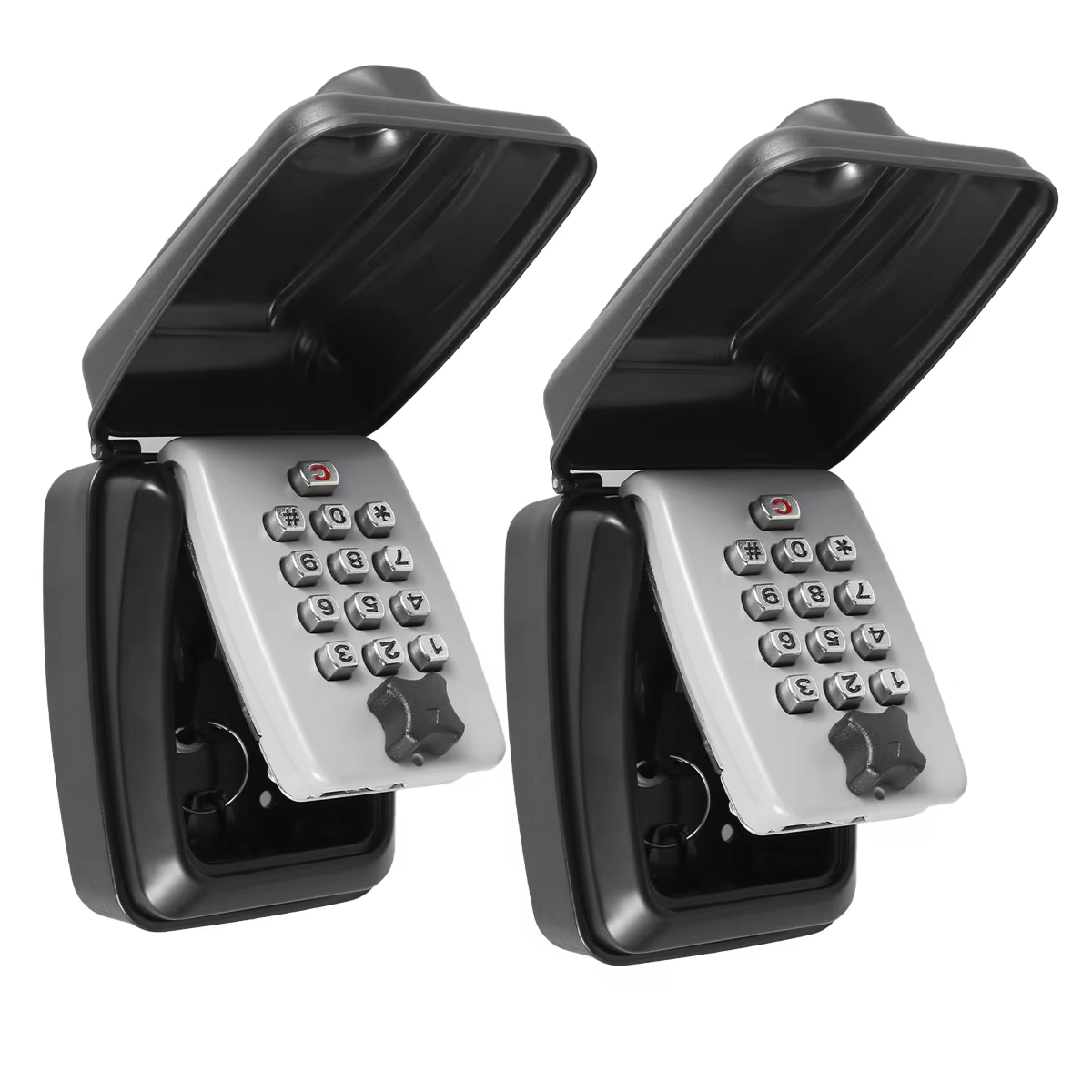 1/2Pcs Wall Mount Key Lock Safe Secret Storage Box Code Security Lock No Key Home Office Key Portable Combination Box Organizer