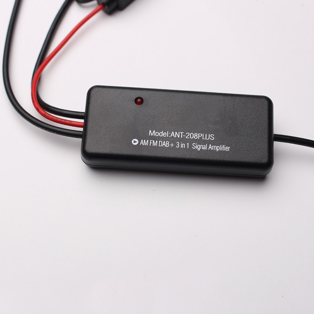 Universele 3 in 1 FM AM DAB Auto Voertuig Antenne Radio Signaal Versterker Booster Radio Antenne Versterker Auto-onderdelen