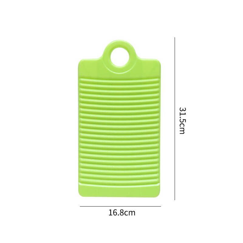 1 stk plast vaskeri tilbehør vaskebræt mini vaskebræt tykkere tøj rengøringsværktøj bærbare skridsikre værktøjer: Grøn