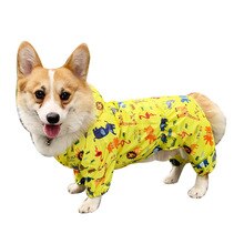 Hund regnjacka jumpsuit vattentäta kläder för hund regnjacka schnauzer mops fransk bulldog welsh corgi kläder husdjur outfit