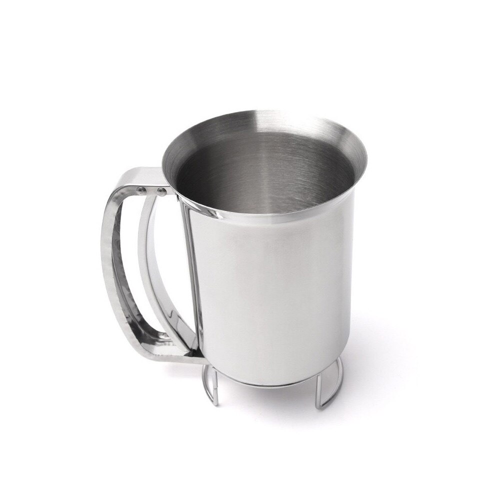 Râteau à Crêpes Acier Inox 19.5x12cm - Pour étaler Pâte à Crêpes  Uniformément Ustensile Cuisine