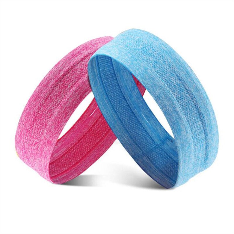 Sport Hoofdband Mannen Vrouwen Hoofd Zweet Band Run Voetbal Tennis Hoofddoek Siliconen Anti-slip Elastische Zweetband Haarband