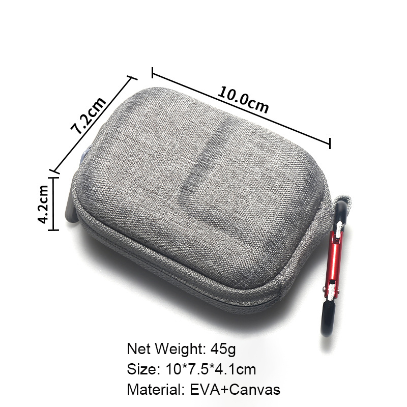 Estuche de transporte bolsa de almacenamiento seguro portátil impermeable a prueba de golpes para GoPro Hero 12 11 10 9 AKASO DJI Action 3 4 Go Pro Accesorios
