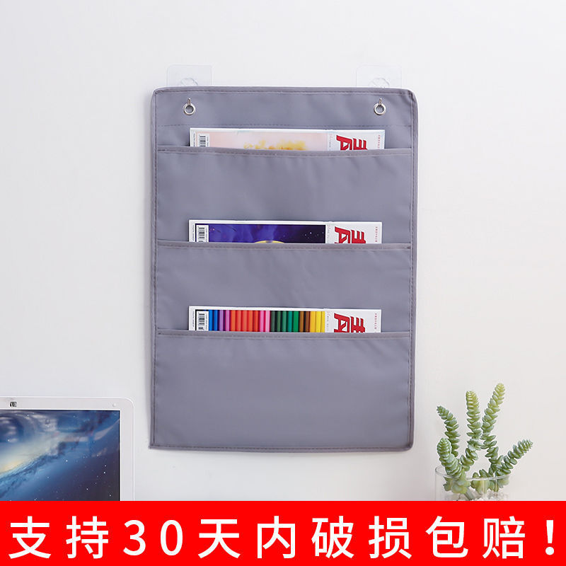 Hanging Storage Bag Closet Organizer for Dormitory And Home Miscellaneous Items Storage No Drilling Required Oxford Cloth Bag: Red