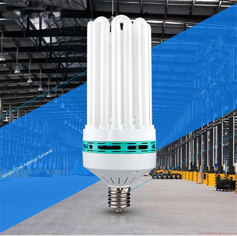 E27 4U 6U 8U 65W 150W 200W 350W led tube économiseur d'énergie haute puissance ampoule maison lumière blanche intérieur lit chambre lampe CFL fluorescent