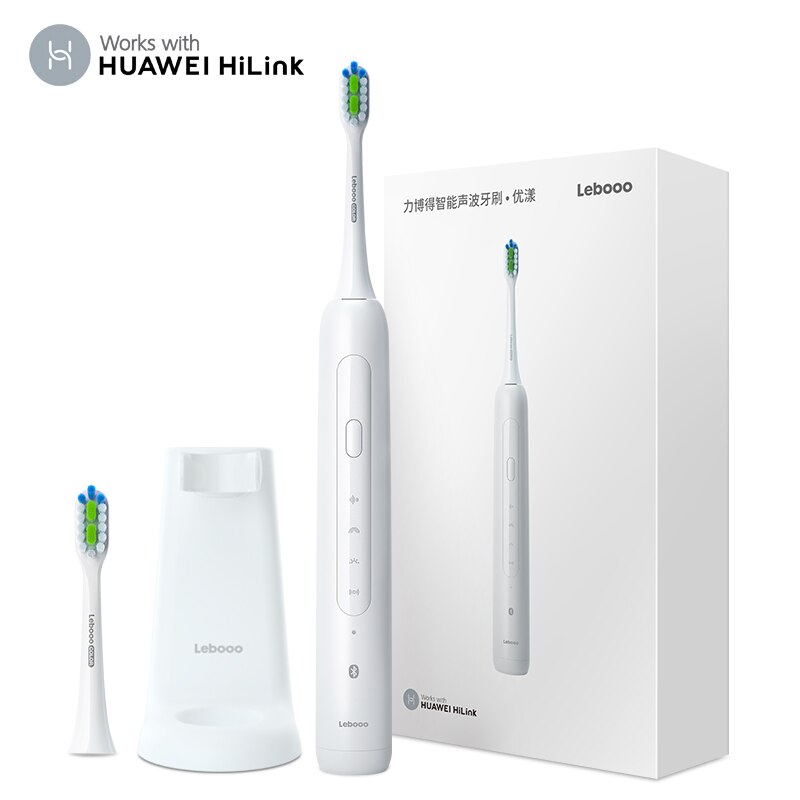 Huawei Hilink-cepillo de dientes eléctrico sónico inteligente, de , cabeza reemplazable, aplicación de blanqueamiento saludable para xiaomi soocs: Hi White