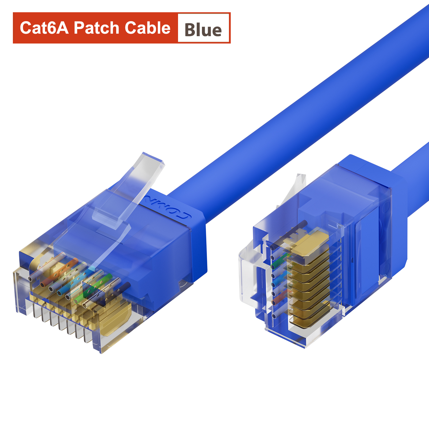 COMNEN Cat6A câble Ethernet 1 pièces câble court mince RJ45 internet 10G Cat6 cordon de raccordement câble Lan UTP pour routeur Ps5 ordinateur Xbox: MULTI / 25 m