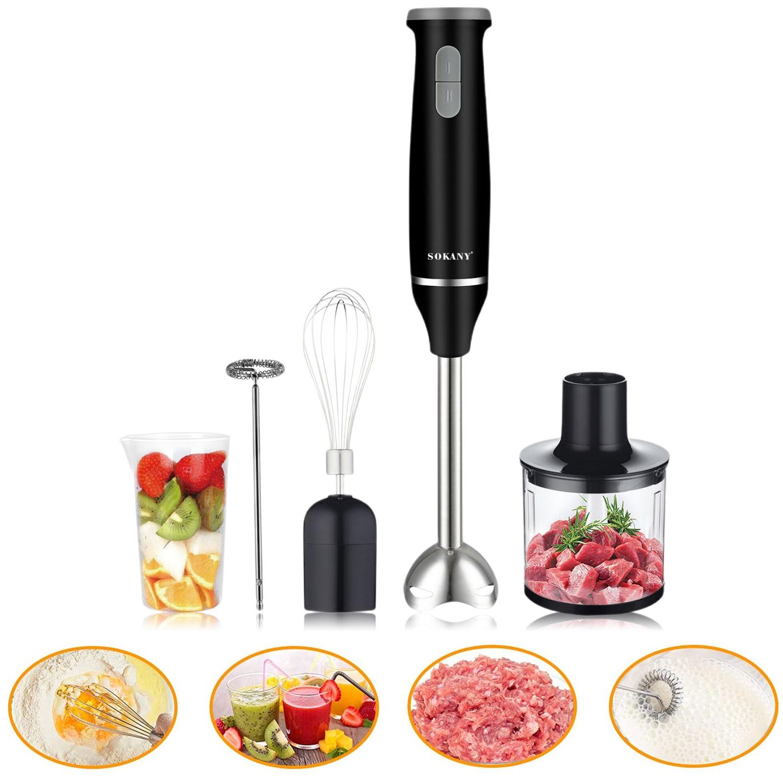 Immersion Blender Food Processor Cookware Attachment Meat Grinder for Infant Food UK Plug