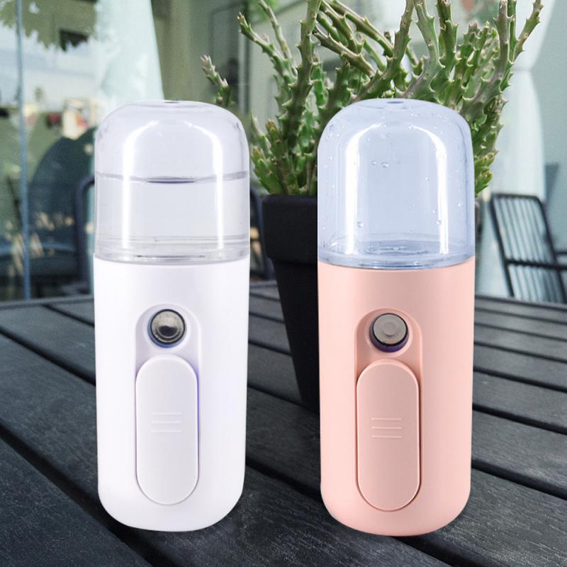Nano Mist Sprayer Portable Facial Sprayer Face Humidifier For Home Moisturizing Facial Steamer USB Facial Spray Moisturizer