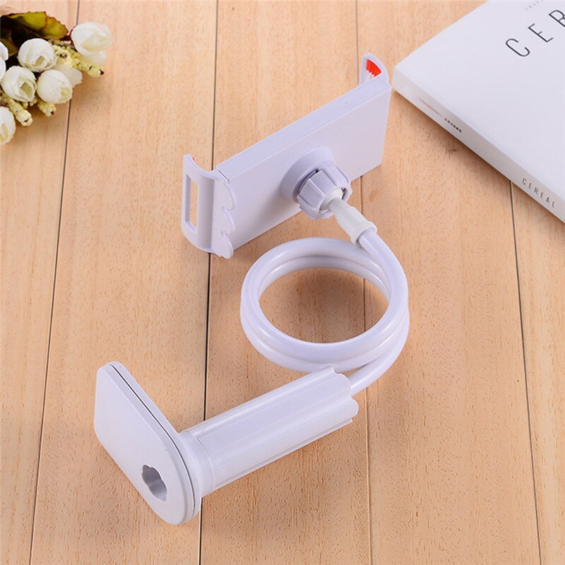 Adjustable Tablet Stand For IPad 70/100cm Long Arm Bed/Desktop Clip Bracket Large Screen Phone Holder For 4 To 10.6 Inch Tablet: 100cm White